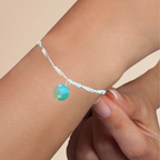 Angelic Natural Dyed Agate Stone Adjustable Bracelet