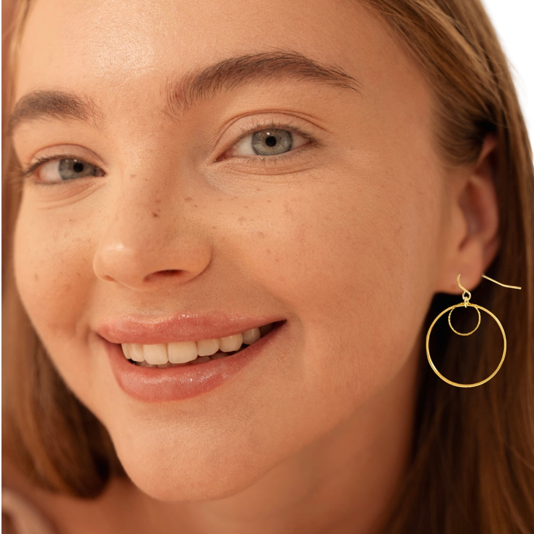 14K Gold Filled Hoop Earrings