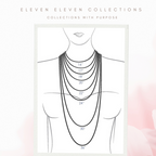 Double Layered Natural Stone Pendant Necklace With Faceted Gemstone on Silver Plated Chain