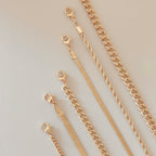 Adjustable Gold Chain Ankle Bracelet