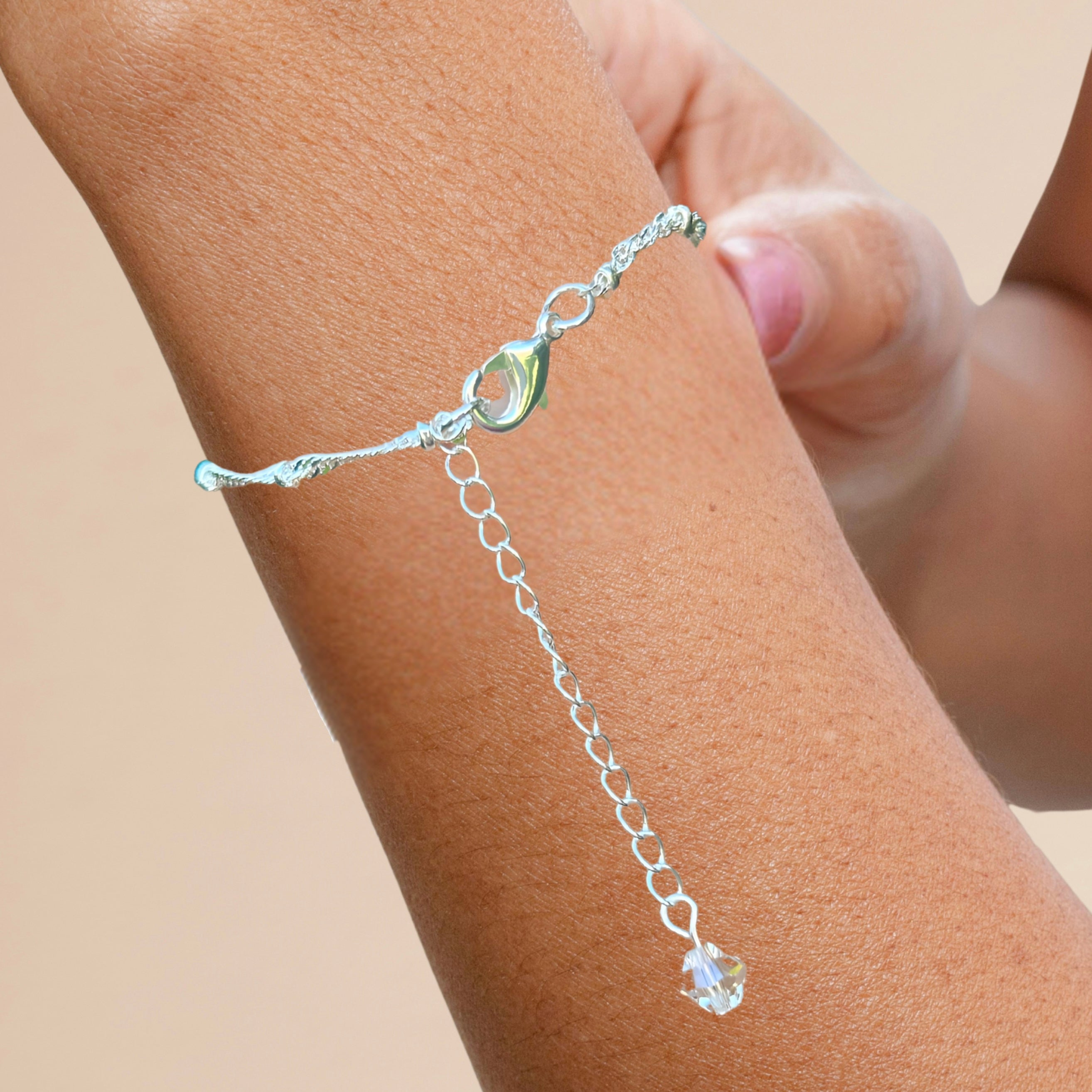 Angelic Natural Dyed Agate Stone Adjustable Bracelet