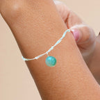 Angelic Natural Dyed Agate Stone Adjustable Bracelet