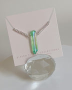 Titanium Coated Natural Quartz Adjustable Bracelet