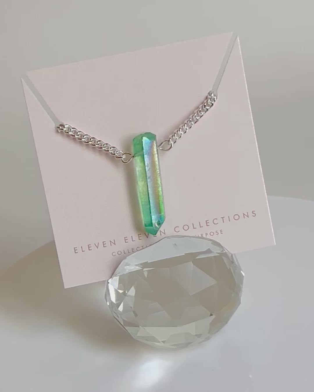 Titanium Coated Natural Quartz Adjustable Bracelet